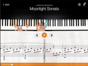 Flowkey song moonlight